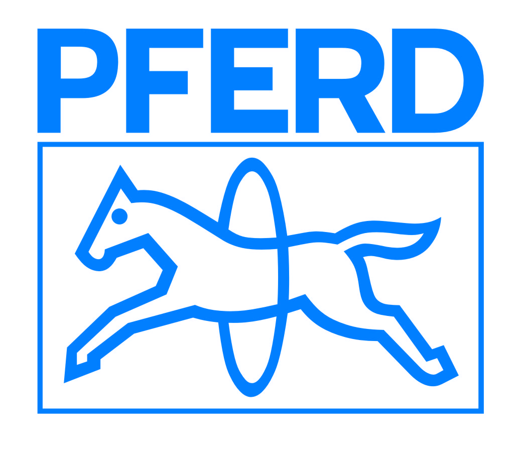 PFERD Blue Logo White BG L