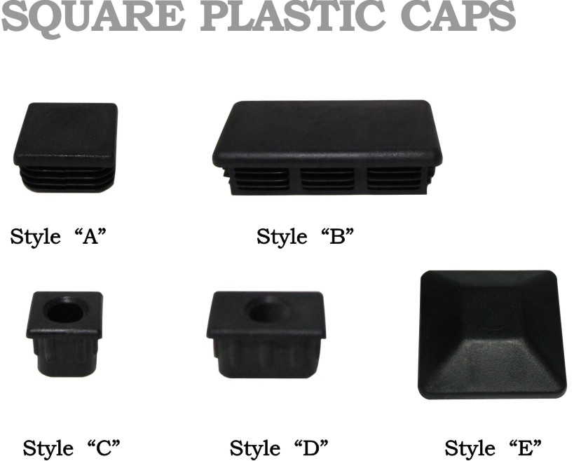 Square Platsic Caps